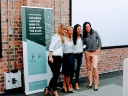 Chrissie Lightfoot – Emotionally Intelligent Lawyers & Artificially Intelligent Machines Kristi Erasmus, Chrissie Lightfoot, Jackie Nagtegaal and Delia McArthur at the Futures Law Faculty event