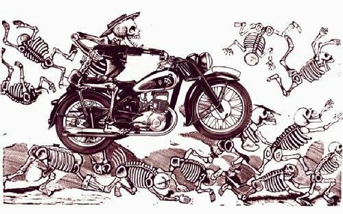 Don_Motorcycling Don Quixote on motorcycle