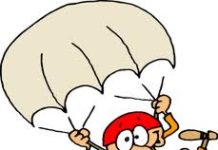 Plane about to crash but has 5 parachutes – humour