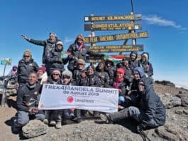 Thuli Madonsela team summits Kili in aid of dignity for women Summit Trek4Mandela 2019