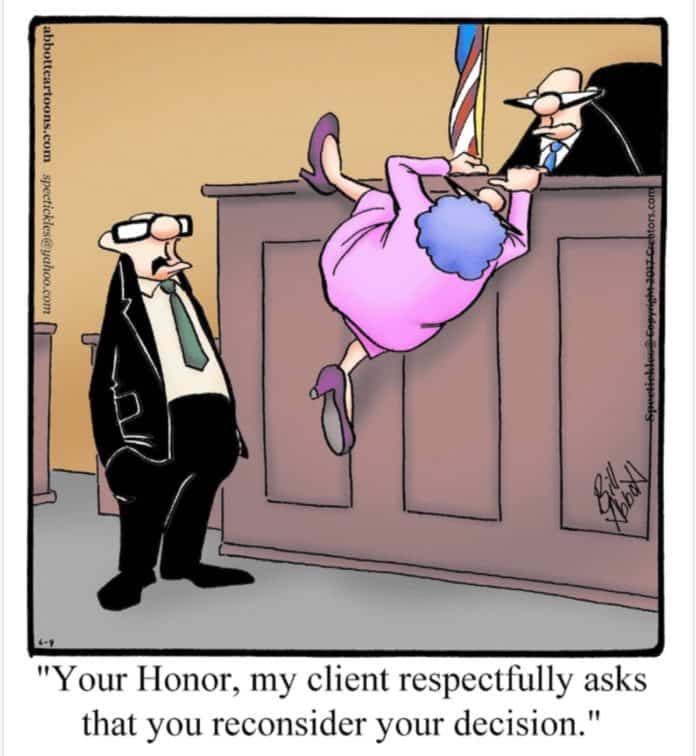 Judge must reconsider his decision