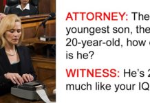 What we want to shout out, but don’t… Funny court report