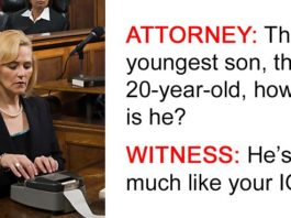 What we want to shout out, but don’t… Funny court report