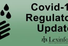 Lexinfo Highlights Covid-19 Regulatory Update: 4 May 2020 Clean hands Covid-19