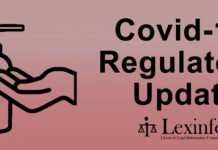 Highlights from the Lexinfo Covid-19 Regulatory Update: 26 May 2020 Covid-wash-hands
