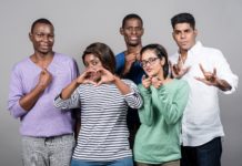 DEAFinition launch free South African Sign Language (SASL) App Njabulo Ngubo, Siziwe Mthethwa, Nkanyiso Bhengu, Shanel Gareeb and Adrian Moodley