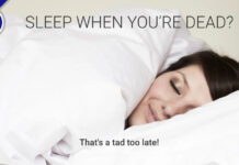 Sleep when you’re dead? AJS Sleep when you are dead