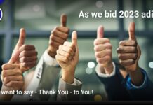 As we bid 2023 adieu, We want to say – Thank You – to You! AJS says thank you for 2023