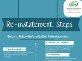 Re-instatement of a de-registered company Reinstatement of a company with CIPC