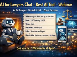 AI for Lawyers Chat – Best AI Tool – Webinar AI for Lawyers - Best AI Tool - Webinar