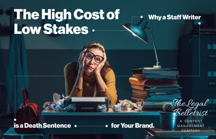 The high costs of low stakes