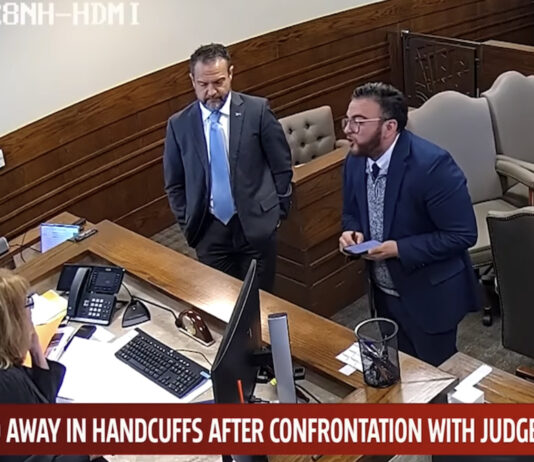 Attorney Arrested for Contempt After Explosive Courtroom Meltdown with US Judge Attorney in cuffs after shouting match with judge