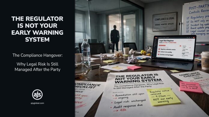The Regulator Not Your Warning System The Regulator Not Your Warning System