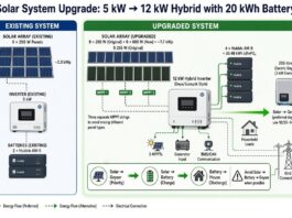Planning Solar Inverter Upgrade from a 5KW – 12KW system with 20kWh battery 5Kw to 12Kw system solar upgrades