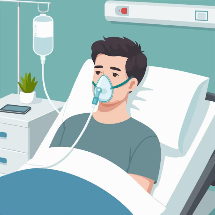 man in hospital bed man in hospital bed